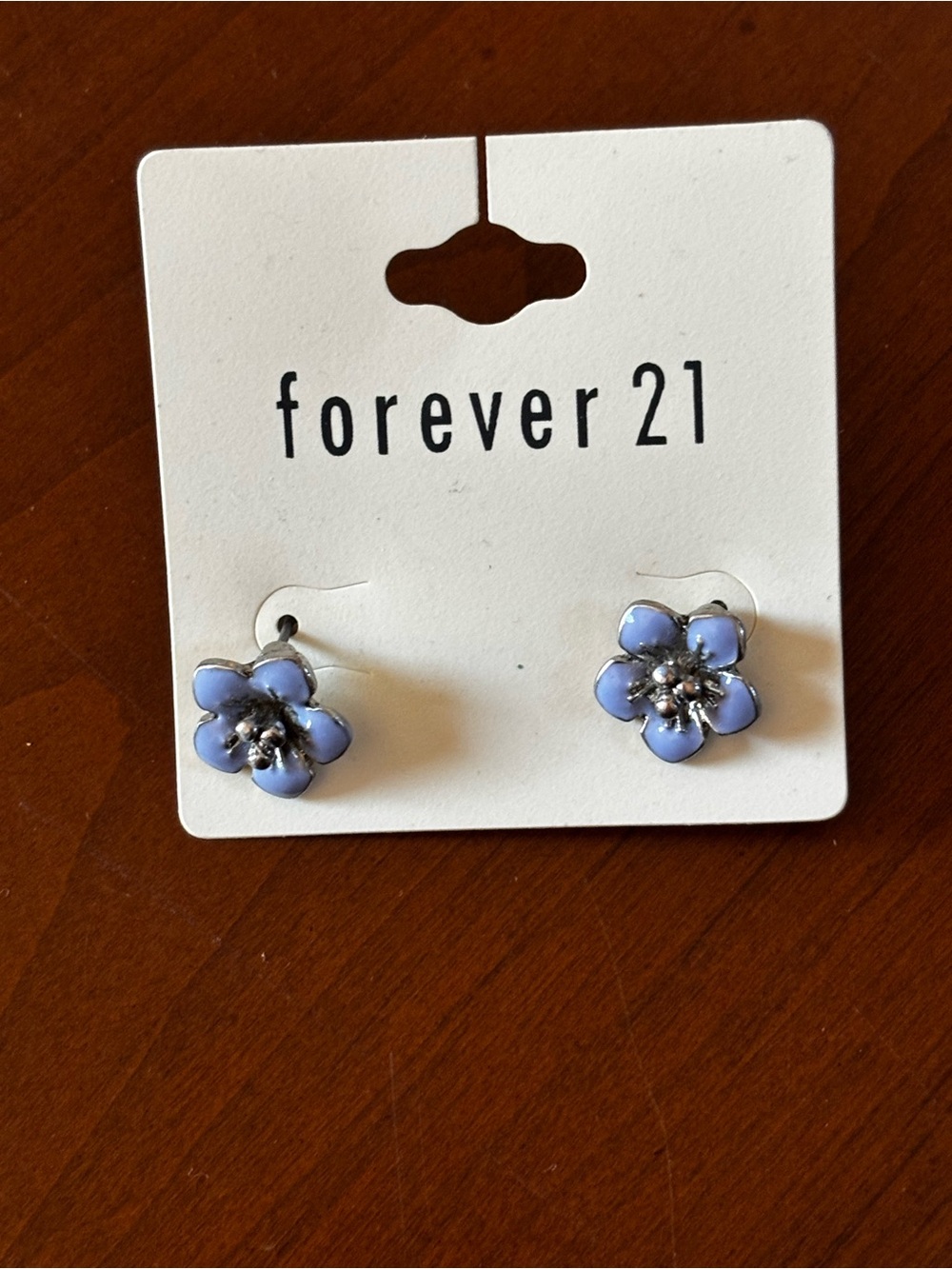 Forever 21 Kids Lavender Floral Stud Earrings